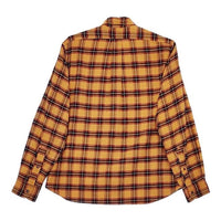 INDIVIDUALIZED SHIRTS フランネルチェック 長袖シャツ オレンジ メンズ インディビジュアライズドシャツ【中古】5-0428T∞
