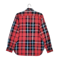 ISSEY MIYAKE/Lee ME41FJ158 フランネルチェック 長袖シャツ レッド メンズ イッセイミヤケ/リー【中古】5-0428T∞