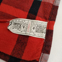 ISSEY MIYAKE/Lee ME41FJ158 フランネルチェック 長袖シャツ レッド メンズ イッセイミヤケ/リー【中古】5-0428T∞