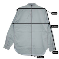 FUJITO サイズ2 長袖シャツ ライトブルー メンズ フジト【中古】5-0408M♪