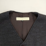 STYLE CRAFT ウール コットン ジレ ベスト ネイビー メンズ スタイルクラフト【中古】5-1027T∞