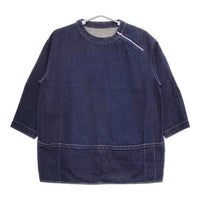 ASEEDONCLOUD Handwerker ハンドベーカー コットンリネン シャツ ネイビー ユニセックス アシードンクラウド【中古】5-0326M∞