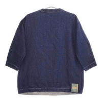 ASEEDONCLOUD Handwerker ハンドベーカー コットンリネン シャツ ネイビー ユニセックス アシードンクラウド【中古】5-0326M∞