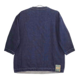 ASEEDONCLOUD Handwerker ハンドベーカー コットンリネン シャツ ネイビー ユニセックス アシードンクラウド【中古】5-0326M∞