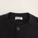 MAATEE & SONS 3子撚 WOOSTED C/N CARDIGAN 定価47300円 MT3303-0102 カーディガン 23AW ブラック メンズ マーティーアンドサンズ【中古】5-0920T♪