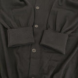 MAATEE & SONS 3子撚 WOOSTED C/N CARDIGAN 定価47300円 MT3303-0102 カーディガン 23AW ブラック メンズ マーティーアンドサンズ【中古】5-0920T♪