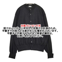MAATEE & SONS 3子撚 WOOSTED C/N CARDIGAN 定価47300円 MT3303-0102 カーディガン 23AW ブラック メンズ マーティーアンドサンズ【中古】5-0920T♪
