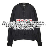 MAATEE & SONS 3子撚 WOOSTED C/N CARDIGAN 定価47300円 MT3303-0102 カーディガン 23AW ブラック メンズ マーティーアンドサンズ【中古】5-0920T♪