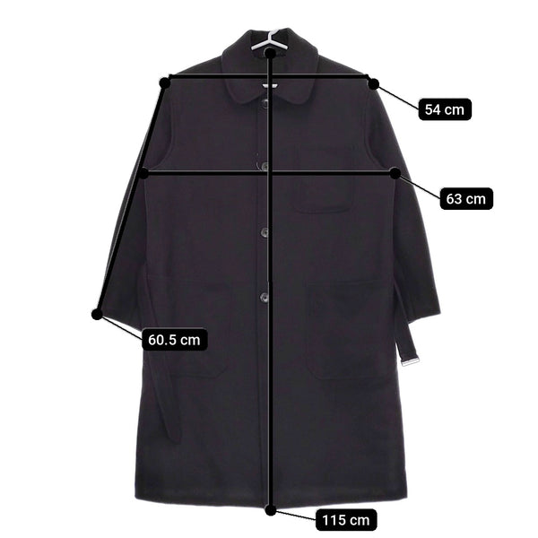 COMOLI ウールカシミヤ ミリタリーコート 定価132000円 A03