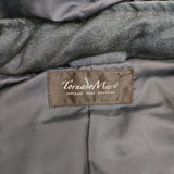 TORNADO MART T/Cスウェードダウン 定価42000円 フェイクスウェード tbl-7601 サイズL ダウンジャケット ネイビー メンズ トルネードマート【中古】5-1030A◎