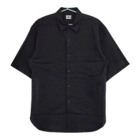 blurhms ROOTSTOCK 新品  Short-sleeve Shirt bROOTS24S5 定価26400円 3 半袖シャツ 24SS ブラック メンズ ブラームス【中古】5-0623S∞