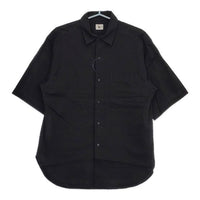 blurhms ROOTSTOCK 新品 Short-sleeve Shirt bROOTS24S5 定価26400円 2 半袖シャツ 24SS ブラック メンズ ブラームス【中古】5-0623S∞