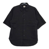 blurhms ROOTSTOCK 新品 Short-sleeve Shirt bROOTS24S5 定価26400円 2 半袖シャツ 24SS ブラック メンズ ブラームス【中古】5-0623S∞