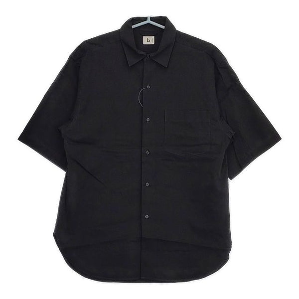 blurhms ROOTSTOCK 新品  Short-sleeve Shirt bROOTS24S5 定価26400円 2 半袖シャツ 24SS ブラック メンズ ブラームス【中古】5-0623S∞