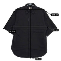blurhms ROOTSTOCK 新品 Short-sleeve Shirt bROOTS24S5 定価26400円 2 半袖シャツ 24SS ブラック メンズ ブラームス【中古】5-0623S∞