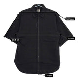 blurhms ROOTSTOCK 新品 Short-sleeve Shirt bROOTS24S5 定価26400円 2 半袖シャツ 24SS ブラック メンズ ブラームス【中古】5-0623S∞