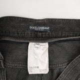 DOLCE&GABBANA WOP72 824N コーデュロイ パンツ チャコールグレー メンズ ドルチェアンドガッバーナ【中古】5-1027T∞