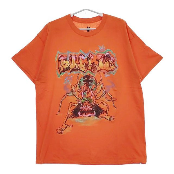 READYMADE BILLIE EILISH ビリーアイリッシュ XL 半袖Ｔシャツ カットソー オレンジ メンズ レディメイド【中古】5-0519S∞