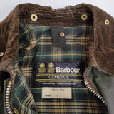 Barbour 80年代 2クラウン Gamefair YKKジップ 102cm/40in イギリス製 ヴィンテージ ジャケット カーキ メンズ バブアー【中古】5-0213T♪