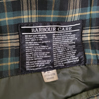 Barbour 80年代 2クラウン Gamefair YKKジップ 102cm/40in イギリス製 ヴィンテージ ジャケット カーキ メンズ バブアー【中古】5-0213T♪