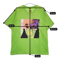 PAM PAMTASM FACETASM XL 半袖Ｔシャツ カットソー ライトグリーン メンズ パム【中古】5-0519S∞