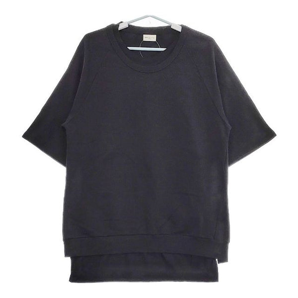 DRIES VAN NOTEN バックオープンスウェット ベルト インナーTシャツ付 スウェット ブラック メンズ ドリスヴァンノッテン【中古】5-0519S∞