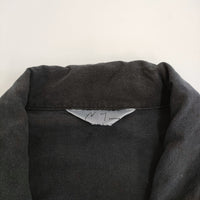 ANCELLM SILK SUEDE WRAP BLOUSON ANC-JK30 サイズ2 定価52800円 シルク ブルゾン ブラック メンズ アンセルム【中古】5-0213M♪