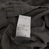 ANCELLM SILK SUEDE WRAP BLOUSON ANC-JK30 サイズ2 定価52800円 シルク ブルゾン ブラック メンズ アンセルム【中古】5-0213M♪