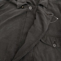 ANCELLM SILK SUEDE WRAP BLOUSON ANC-JK30 サイズ2 定価52800円 シルク ブルゾン ブラック メンズ アンセルム【中古】5-0213M♪