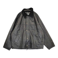 YOUSED LEATHER DRIVERS JACKET サイズ2 リメイク レザージャケット ブルゾン ブラック メンズ ユーズド【中古】5-0920T♪