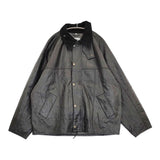 YOUSED LEATHER DRIVERS JACKET サイズ2 リメイク レザージャケット ブルゾン ブラック メンズ ユーズド【中古】5-0920T♪