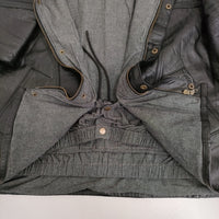 YOUSED LEATHER DRIVERS JACKET サイズ2 リメイク レザージャケット ブルゾン ブラック メンズ ユーズド【中古】5-0920T♪