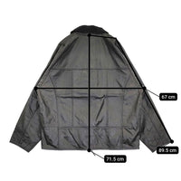 YOUSED LEATHER DRIVERS JACKET サイズ2 リメイク レザージャケット ブルゾン ブラック メンズ ユーズド【中古】5-0920T♪