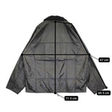 YOUSED LEATHER DRIVERS JACKET サイズ2 リメイク レザージャケット ブルゾン ブラック メンズ ユーズド【中古】5-0920T♪