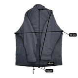 WILD THINGS/KIIT 417 EDIFICE別注 ライナー付きモッズコート WT21525SK-KT サイズ3 ネイビー メンズ ワイルドシングス/キート【中古】5-1210T♪