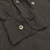 MAATEE & SONS 160番TANSHI 半無双BAND COLLAR SHIRT バンドカラー 長袖シャツ 24SS ブラック メンズ マーティーアンドサンズ【中古】5-0213M♪