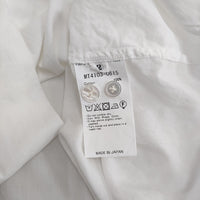 MAATEE & SONS 160番TANSHI 半無双BAND COLLAR SHIRT バンドカラー 長袖シャツ 24SS ホワイト メンズ マーティーアンドサンズ【中古】5-0213M♪