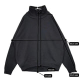 Graphpaper/LOOPWHEELER High Neck Swea ハイネック GU173-7020 スウェット ブラック メンズ グラフペーパー/ループウィラー【中古】5-1027T∞