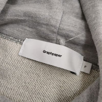 Graphpaper Wool Terry Pullover Hoodie 定価38500円 GM224-70011 パーカー グレー メンズ グラフペーパー【中古】5-0406M∞