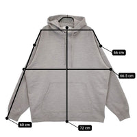 Graphpaper Wool Terry Pullover Hoodie 定価38500円 GM224-70011 パーカー グレー メンズ グラフペーパー【中古】5-0406M∞