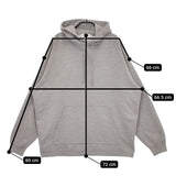 Graphpaper Wool Terry Pullover Hoodie 定価38500円 GM224-70011 パーカー グレー メンズ グラフペーパー【中古】5-0406M∞