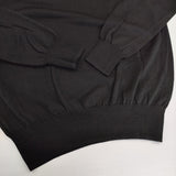 UNITED ARROWS UBCBウールクルーネックニット 1513-136-4069 セーター ニット ブラック レディース ユナイテッドアローズ【中古】5-1111T△