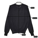 UNITED ARROWS UBCBウールクルーネックニット 1513-136-4069 セーター ニット ブラック レディース ユナイテッドアローズ【中古】5-1111T△