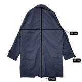 BEAUTY&YOUTH UNITED ARROWS PERTEX バルカラーコート 1225-115-0005 ナイロン サイズXL 定価19800円 コート ネイビー レディース ビューティアンドユース【中古】5-1111T△