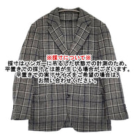 TOMORROWLAND ラグジュアリーツイード 段返り3Bテーラードジャケット LANIFICIO DI PRAY 48 グレー メンズ トゥモローランド【中古】5-1014T♪