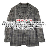 TOMORROWLAND ラグジュアリーツイード 段返り3Bテーラードジャケット LANIFICIO DI PRAY 48 グレー メンズ トゥモローランド【中古】5-1014T♪