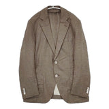 TOMORROWLAND/Loro Piana シルク カシミヤ 2B テーラードジャケット ブラウン メンズ トゥモローランド/ロロピアーナ【中古】5-1027T∞