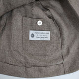 TOMORROWLAND/Loro Piana シルク カシミヤ 2B テーラードジャケット ブラウン メンズ トゥモローランド/ロロピアーナ【中古】5-1027T∞