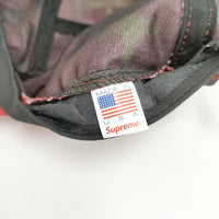 Supreme BOX LOGO Cross Camp Cap ボックスロゴ 帽子 キャップ レッド メンズ シュプリーム【中古】5-0901G◎