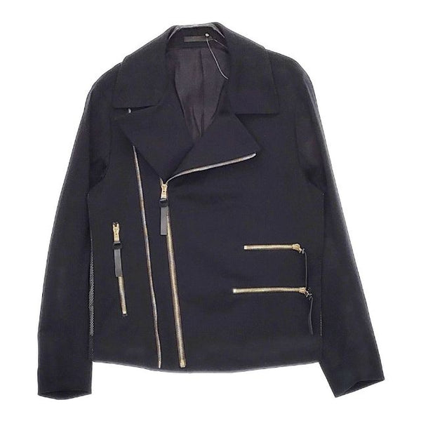 Paul Smith コットンダブルライダースジャケット コットン ジャケット ブラック メンズ ポール・スミス【中古】5-0409M∞